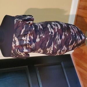 Women's off shoulder camo dress